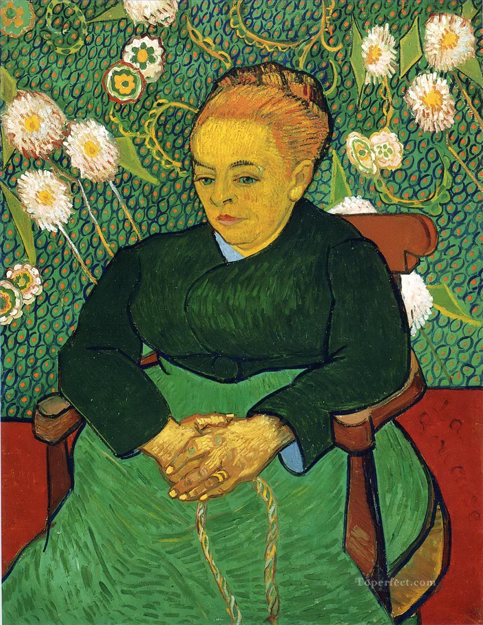Madame Roulin Rocking the Cradle Vincent van Gogh Oil Paintings